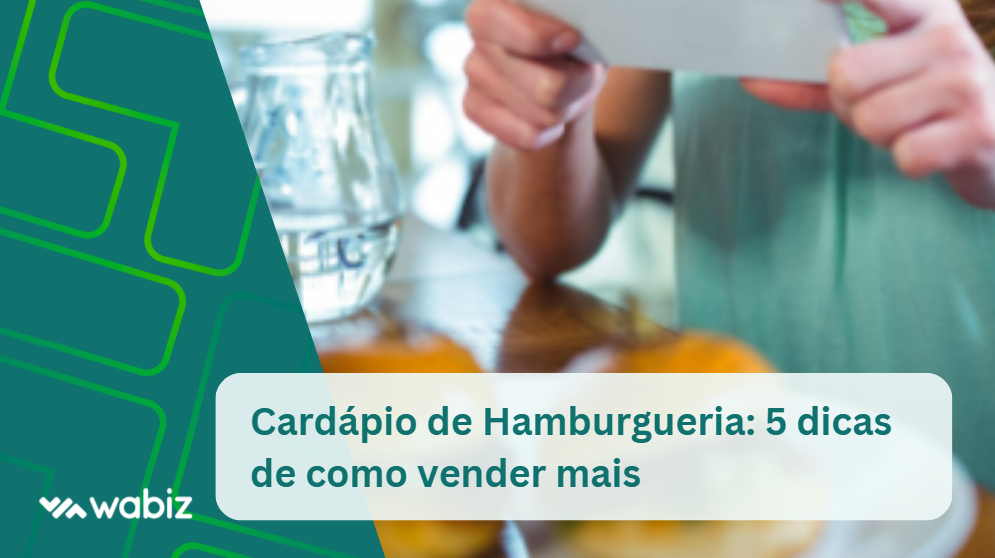 Cardápio de Hamburgueria