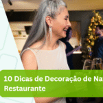 Decoração de Natal em Restaurante