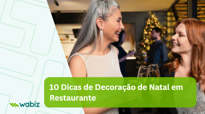 Decoração de Natal em Restaurante