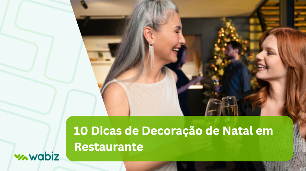 Decoração de Natal em Restaurante