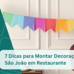 Decoração de São João em Restaurante