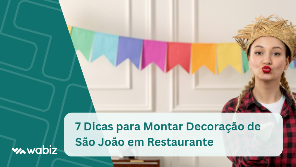 Decoração de São João em Restaurante